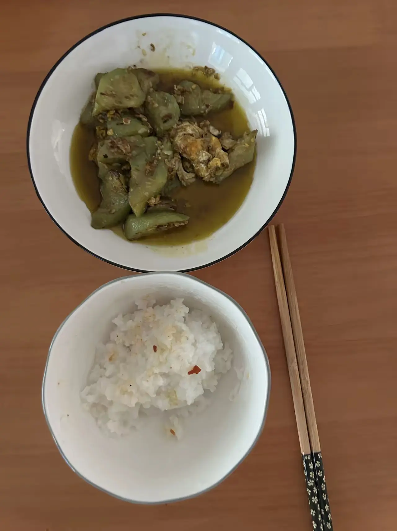 离婚了，一个人吃饭不习惯，边吃边流眼泪
