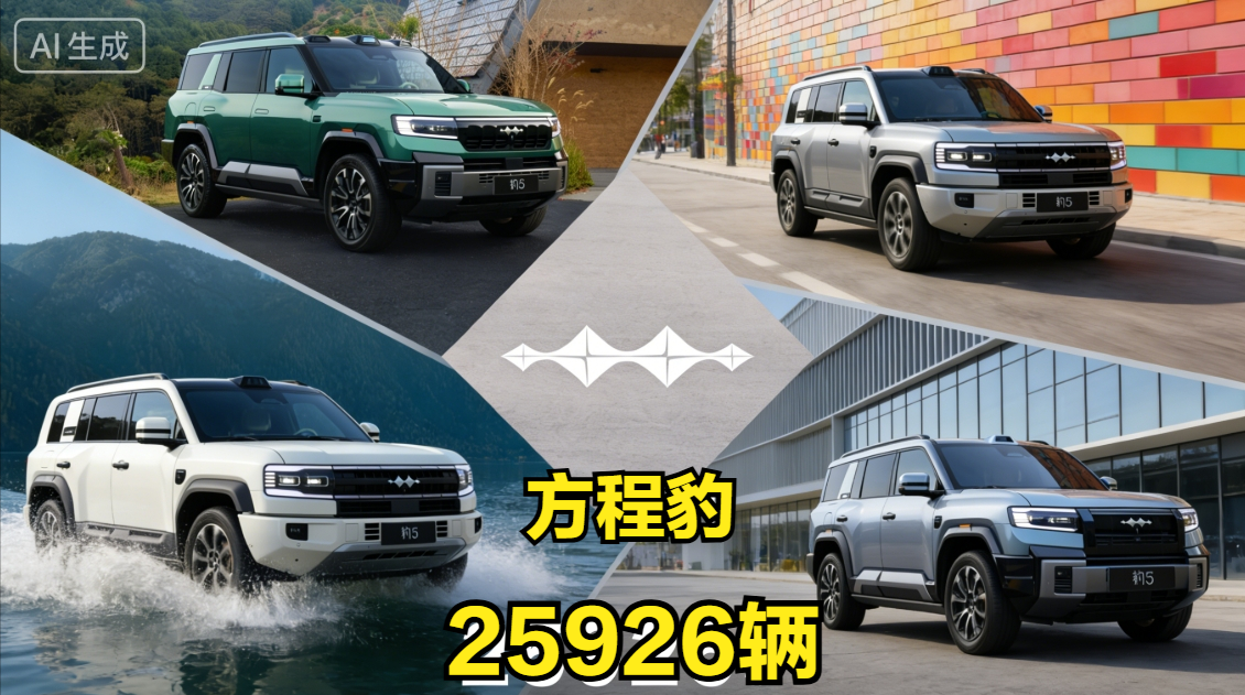 方程豹立大功，3月销量25626辆！去年同期方程豹的月销量只有8051辆。今