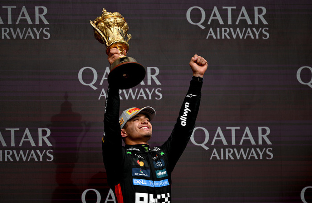 F1英国大奖赛阴晴莫测 迈凯轮车手诺里斯夺冠