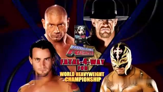 赛 无规则赛 (送葬者 HHH HBK 野兽巴蒂斯塔 等