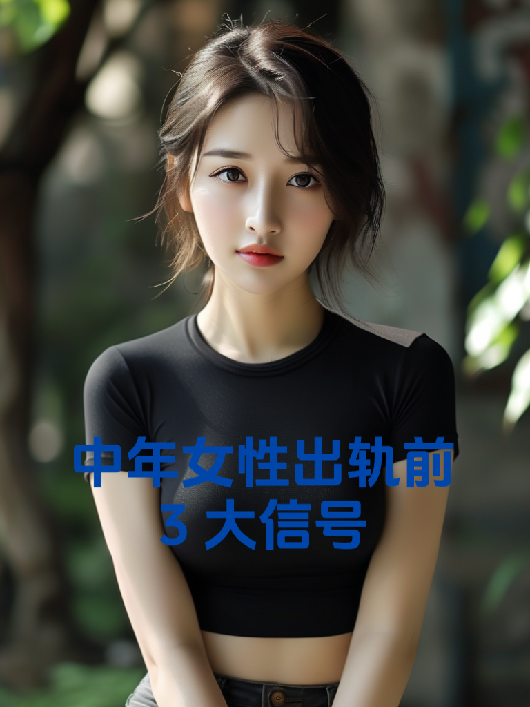 中年女性出轨前，3大信号