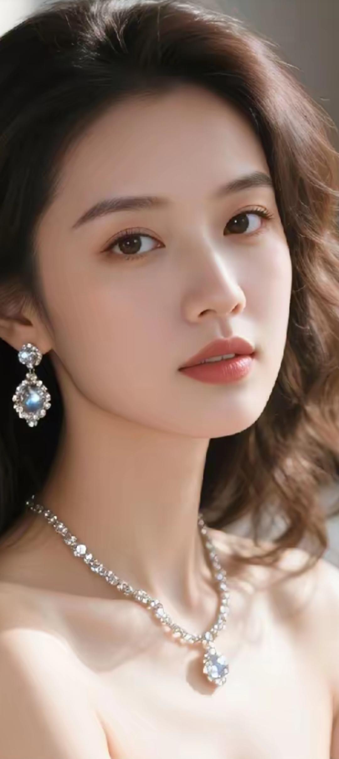 优雅气质，珠宝闪耀，女神范儿十足！💎✨