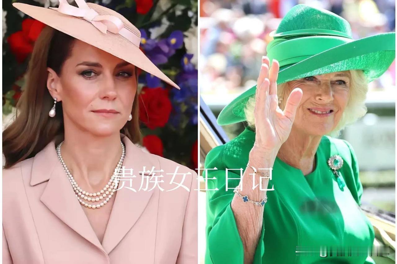 凯特王妃这一跪，彻底保住了皇家颜面!在接待贵宾的皇家仪式上，凯特王妃向卡米拉王