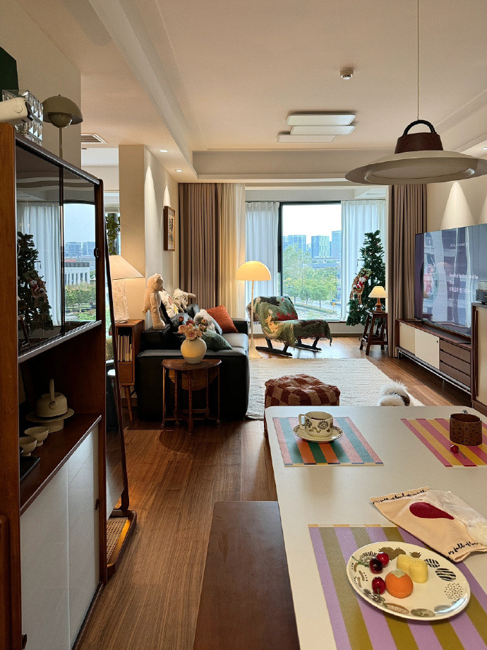 80平的温馨小屋🏠住着住着就丰富起来了家居设计