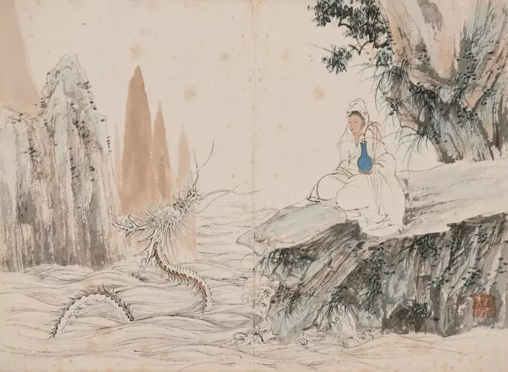 颜伯龙西游记图册。颜伯龙（1898~1955）满族，正黄旗，北京人。民国时期京