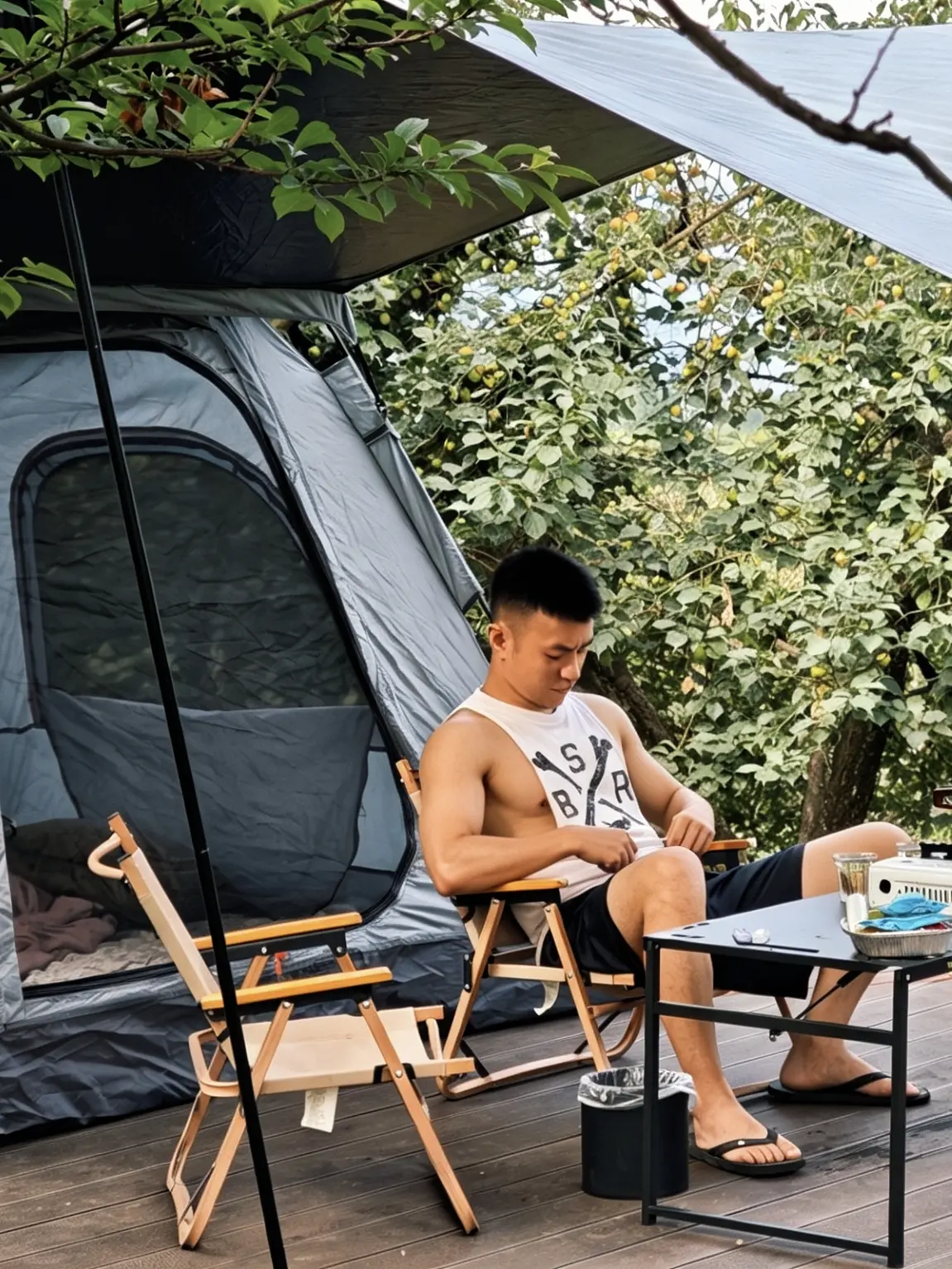 夏天，去野外。
