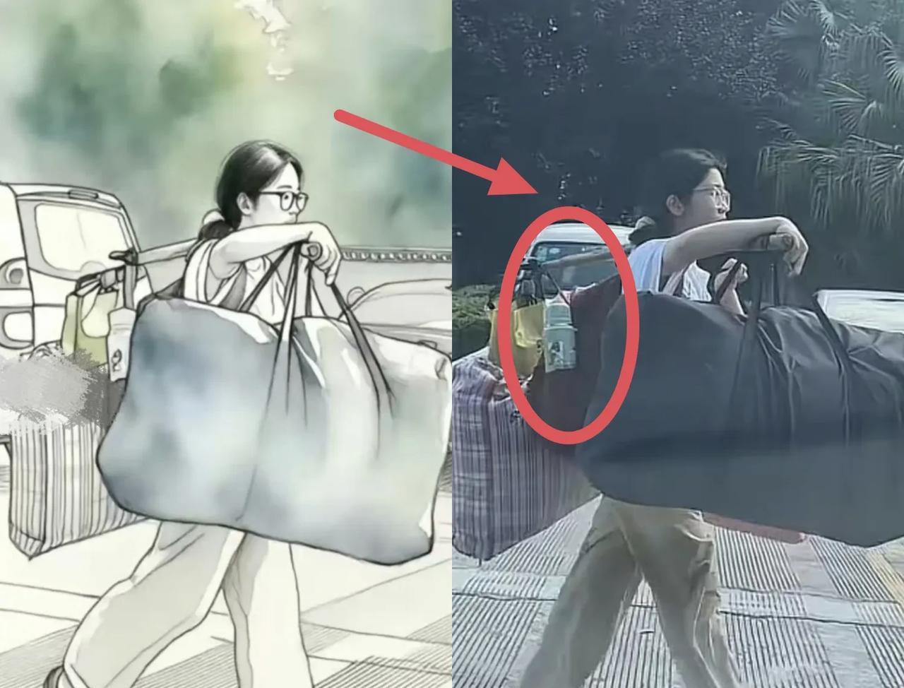 我有种“不详”的预感，广西高考挑扁担女孩很可能要开直播了！不是因为她穷，也