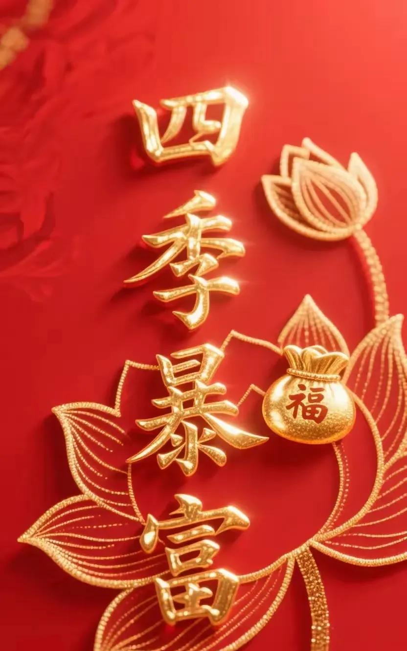 鸿运当头，吉星照四季暴富，发大财