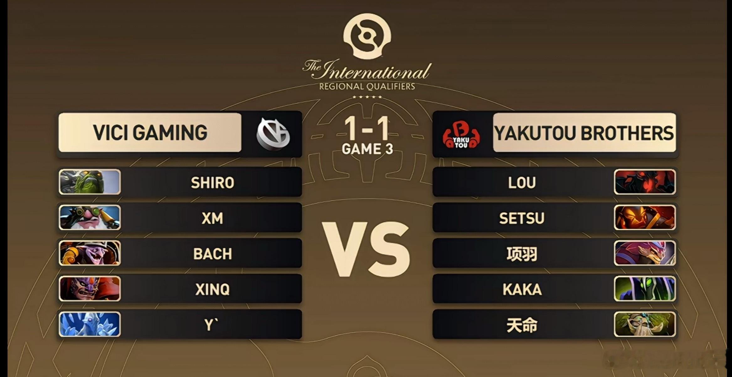决胜局谁赢谁进TI！dota2