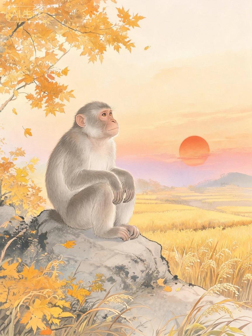 属猴的人聪明灵活了一辈子，奔波操劳了大半生，如今也该好好歇着享享清福了。