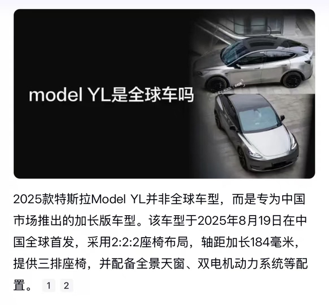 modelYL可能不适当你！！！modelYL，一款针对中国市场推出的车型