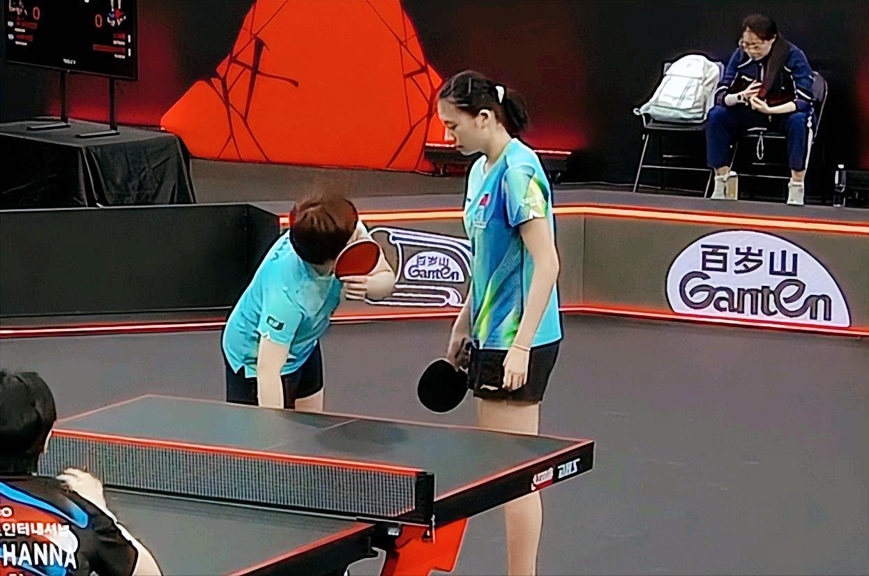 太棒了！陈熠/蒯曼可以代替海产姐妹了！今天两人面对韩国双打名将金娜英/柳韩娜