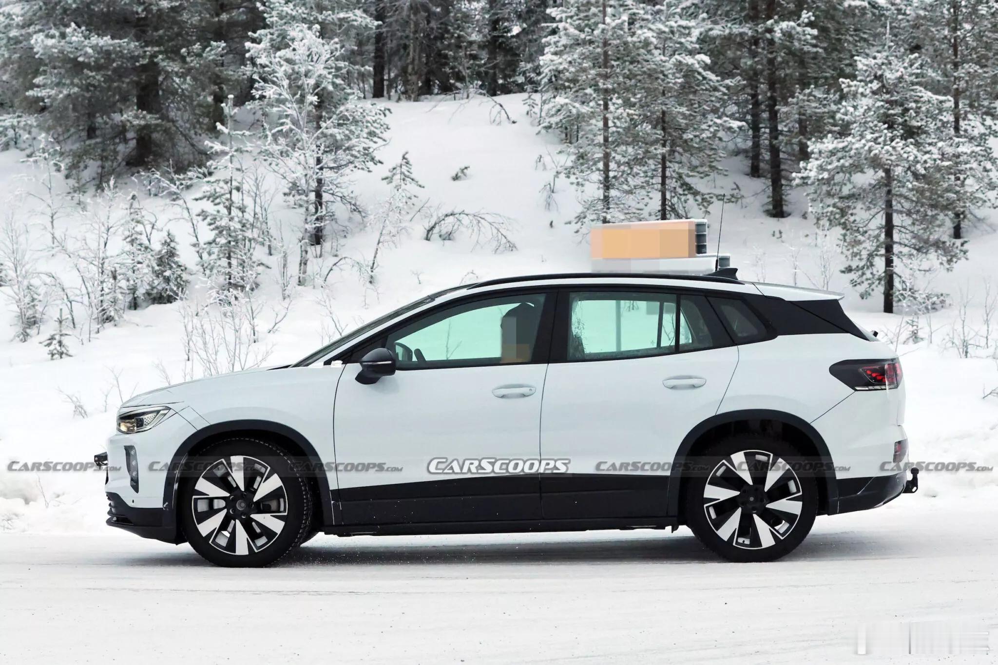 名车志谍照【实体按键回归，大众改款ID.4测试曝光】大众ID.4迎来重大改