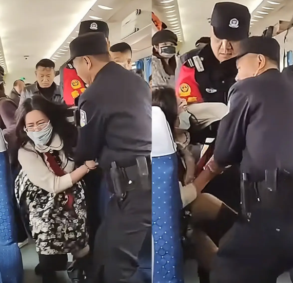 5月5号高铁上一女子坐在“自己的”座位上，拒绝让座，这件事引起了网友的热议！  