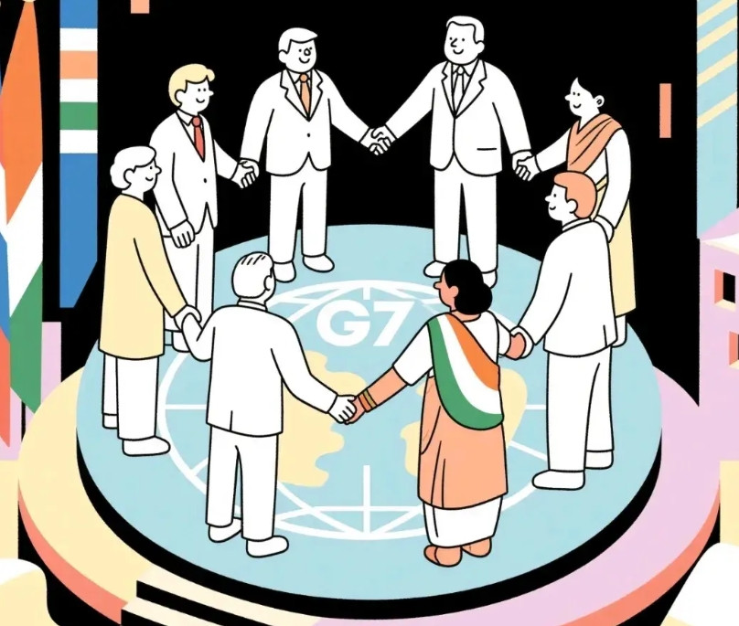 G7突然发现，印度胜利宣讲团果然还是起了些作用，印度还是有些残余利用价值！胜