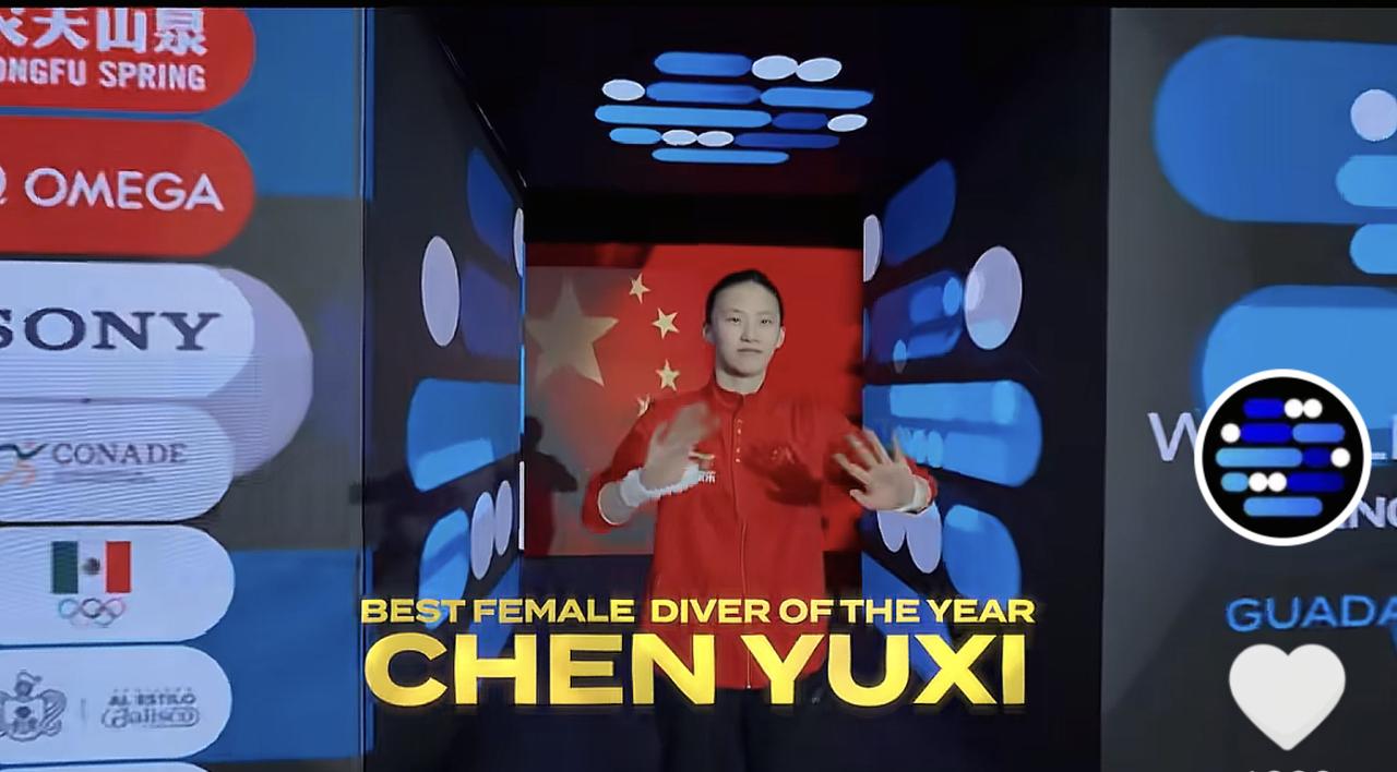 纠正一下，陈芋汐被劳伦斯提名最佳女运动员的意义！✅此前中国运动员从未获劳伦斯