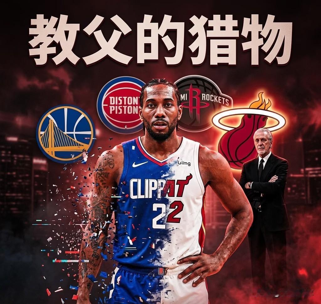 备胎方案早已敲定！热火冲不到字母哥，转头全力争夺伦纳德！快船重建拿回首轮+年