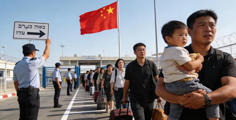 中国驻以色列紧急撤侨（今日行动）4月7日，中国驻以色列使馆组织集中撤离，含港澳