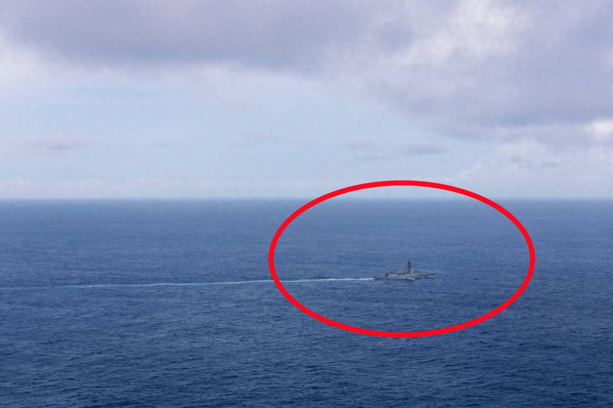 卫星发生异常，航母与驱逐舰扎推南海，日本盟友除印度外尽数到场 卫星一出问题