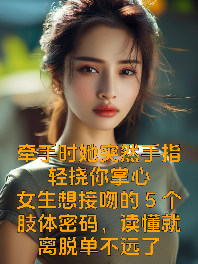 牵手时她突然手指轻挠你掌心？女生想接吻的5个『肢体密码』，读懂就离脱单不远了！
