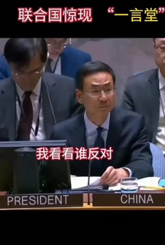 联合国惊显一言堂！东方巨龙的强势崛起已为世人叹服，这就是一个国家综合实力的体现，