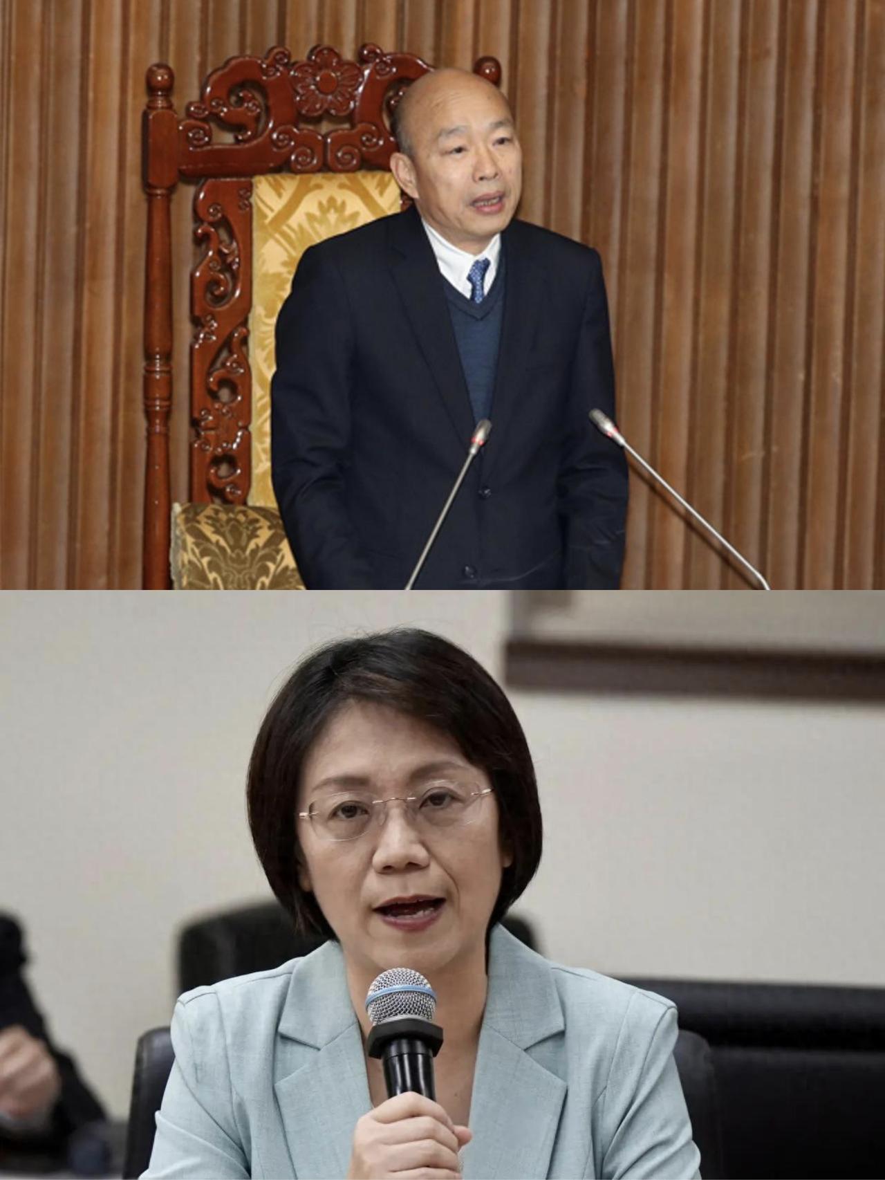 韩国瑜帮赖清德机要费说情，翁晓玲一步不让——他的“和事佬”人设，在自己人面前先崩