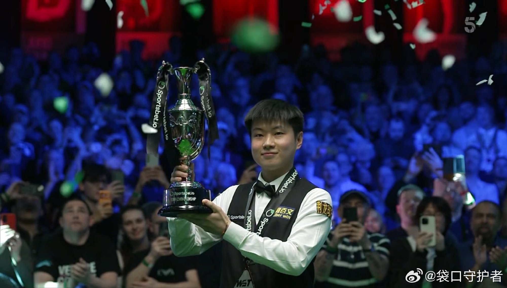 恭喜赵心童10-3战胜贾德·特鲁姆普，夺Sportsbet.io2026斯诺克巡