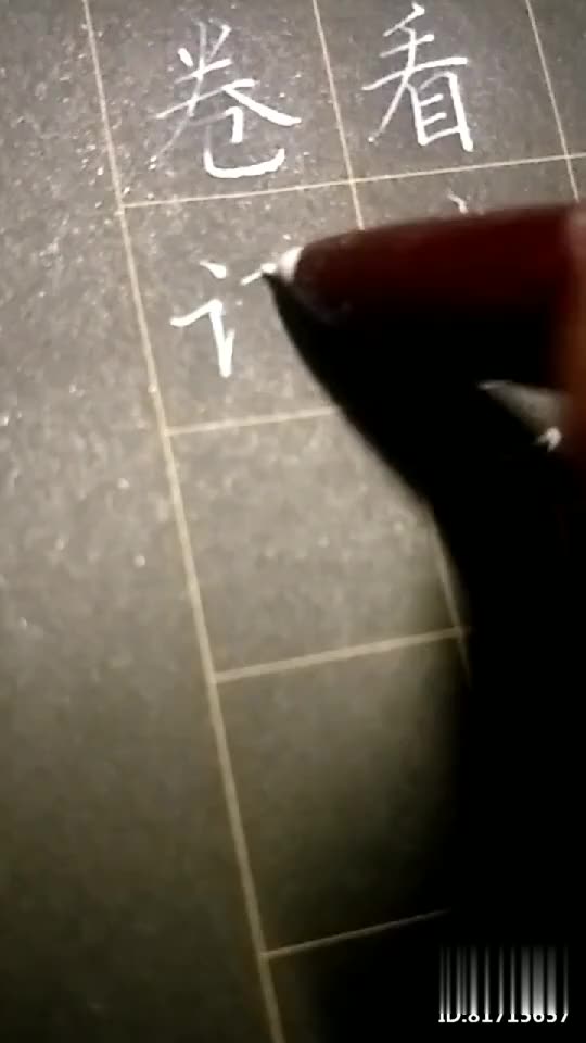 书法视频书法家书法传统赵体胆巴碑书法欣赏(