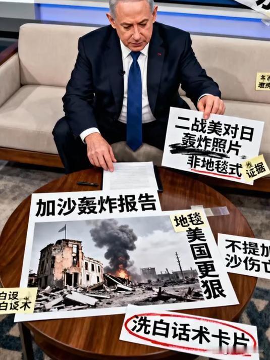 内塔尼亚胡拿二战说事，加沙平民还在流血！他的借口能撑多久各位老铁，最近中东