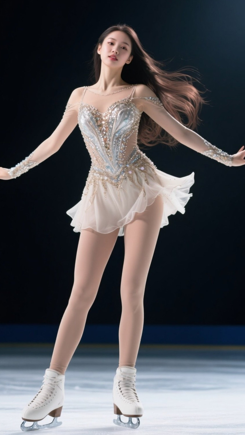 冰雪佳人回身刹那绝美美女写真