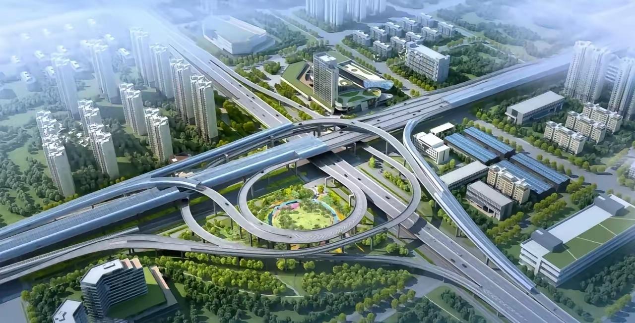 济南最复杂的立交桥-王舍人立交桥，螺蛳壳里做道场的典范。王舍人立交桥是凤凰