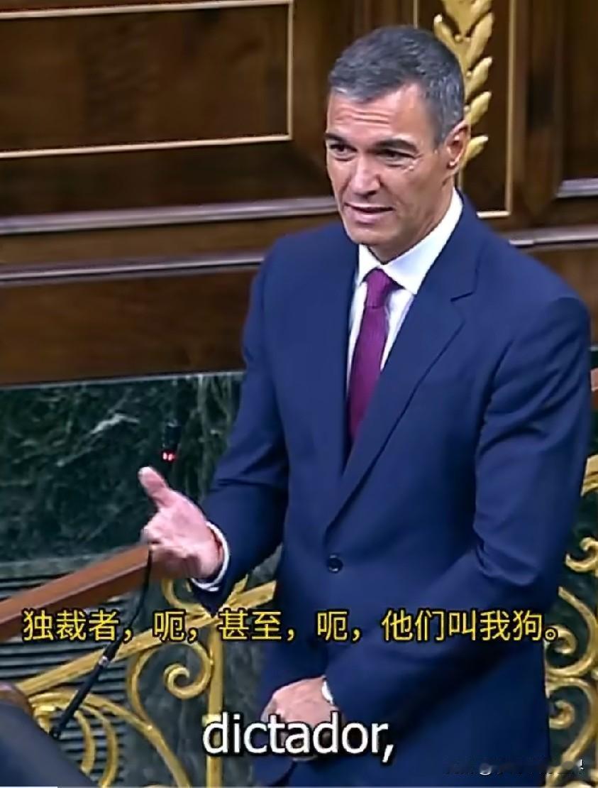 西班牙首相：“你们称我为独裁者，骂我是条狗。我就算是一条狗，但我没有主人，不像你