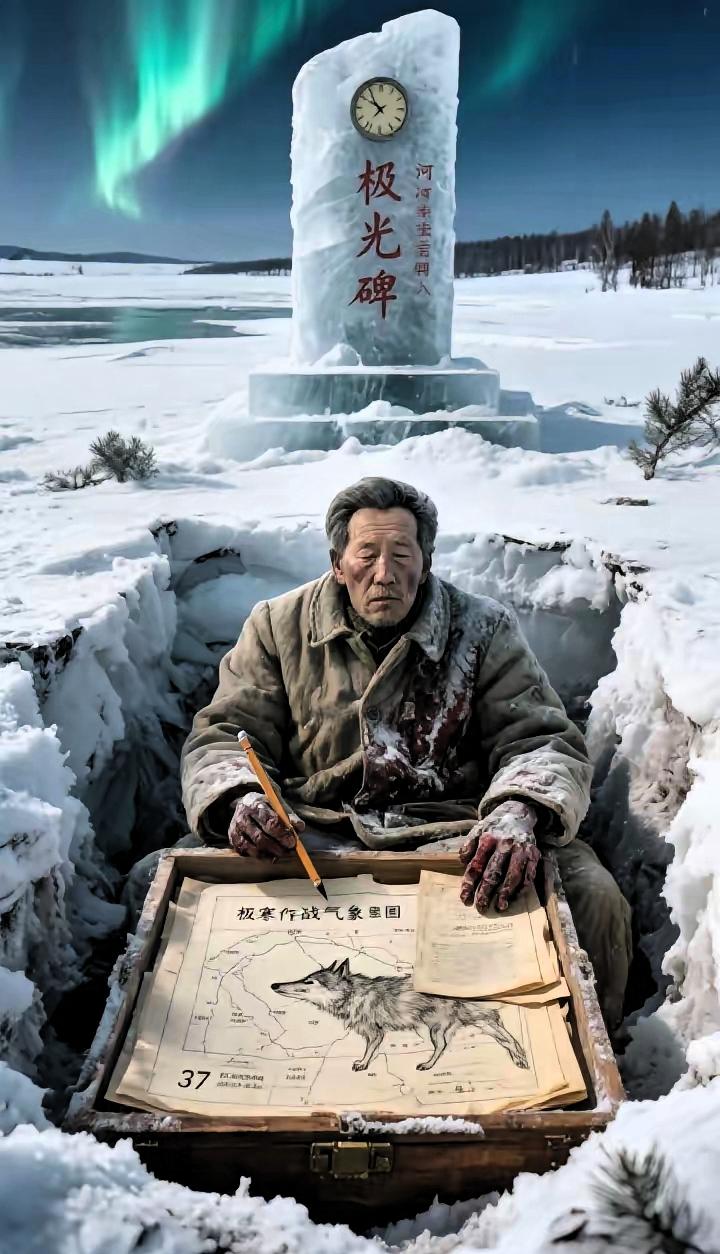 黑龙江漠河“极光碑”下挖出一具冰封遗体！左手攥着半截铅笔，右手按着一个自制