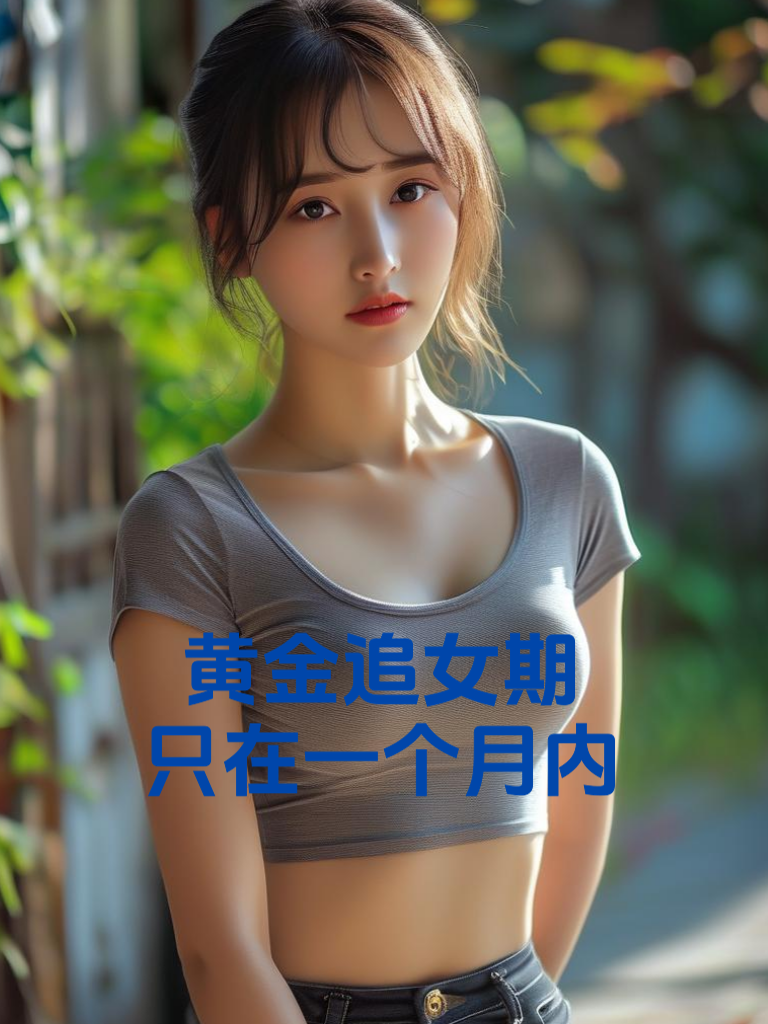 黄金追女期，只在一个月内
