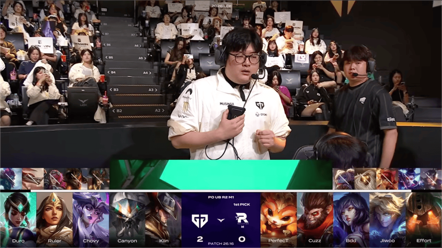 GEN 3-0 KT: 辛德拉超绝发挥助队取胜, GEN横扫KT挺进胜决