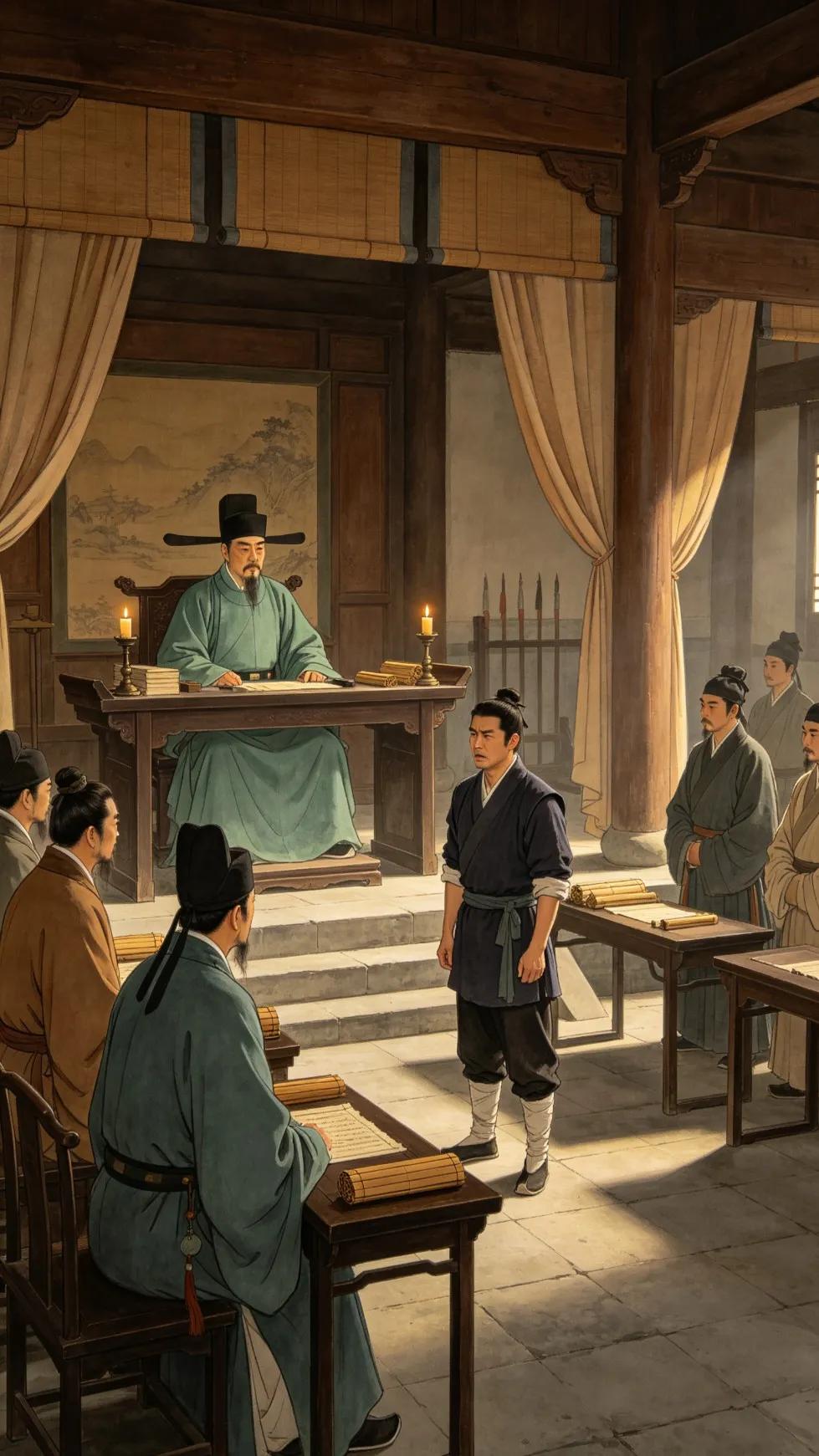 金瓶梅里这个知县似乎对武松还甚公道。武松因错杀了李外传，潘金莲与西门庆已密谋要