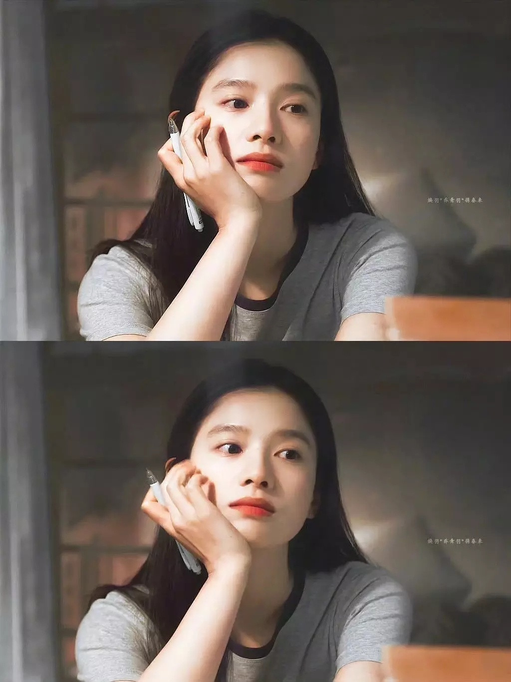 这个张婧仪越素越美，这张脸就这么轻轻美到所有人💘​​​