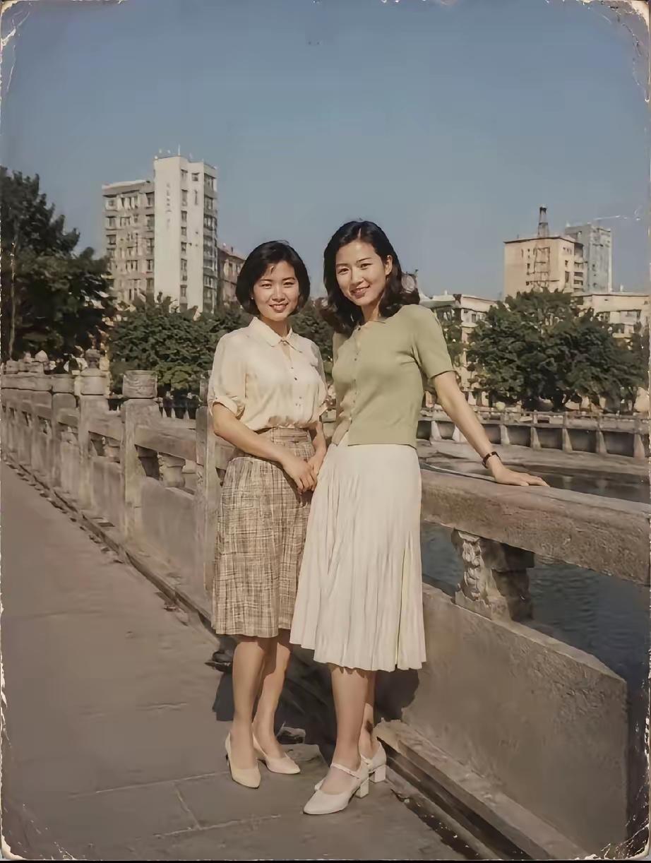 八十年代的美女天生丽质，不经雕琢，原生美态[赞]