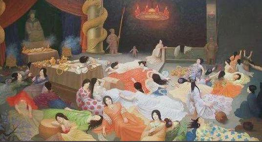 很多人以为殉葬就是把活人关进地宫，门一关，他们就只能哭喊着等死，其实，为了活下去