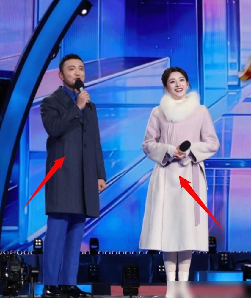 我有一个非常不解的疑问，今年央视icon跨年晚会，女主持全穿大衣羽绒服，真的合适