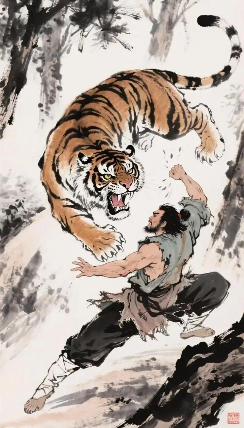 武松练成刀法之后，周侗叮嘱他：“有两个高手，你一定要避开。头一位是你师兄史文恭，