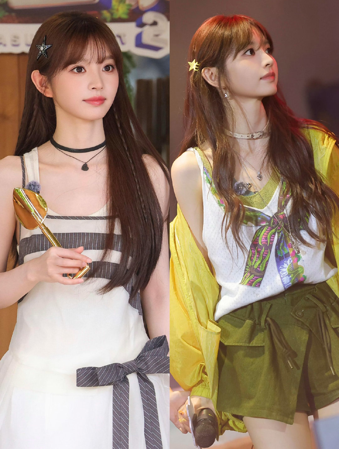 田曦薇《忙忙碌碌寻宝藏2》穿搭合集🌹​