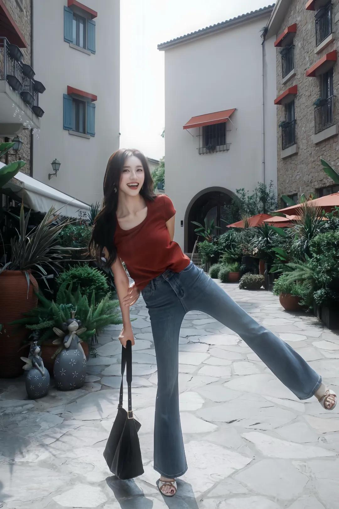 清纯甜美的样子漂亮吗
