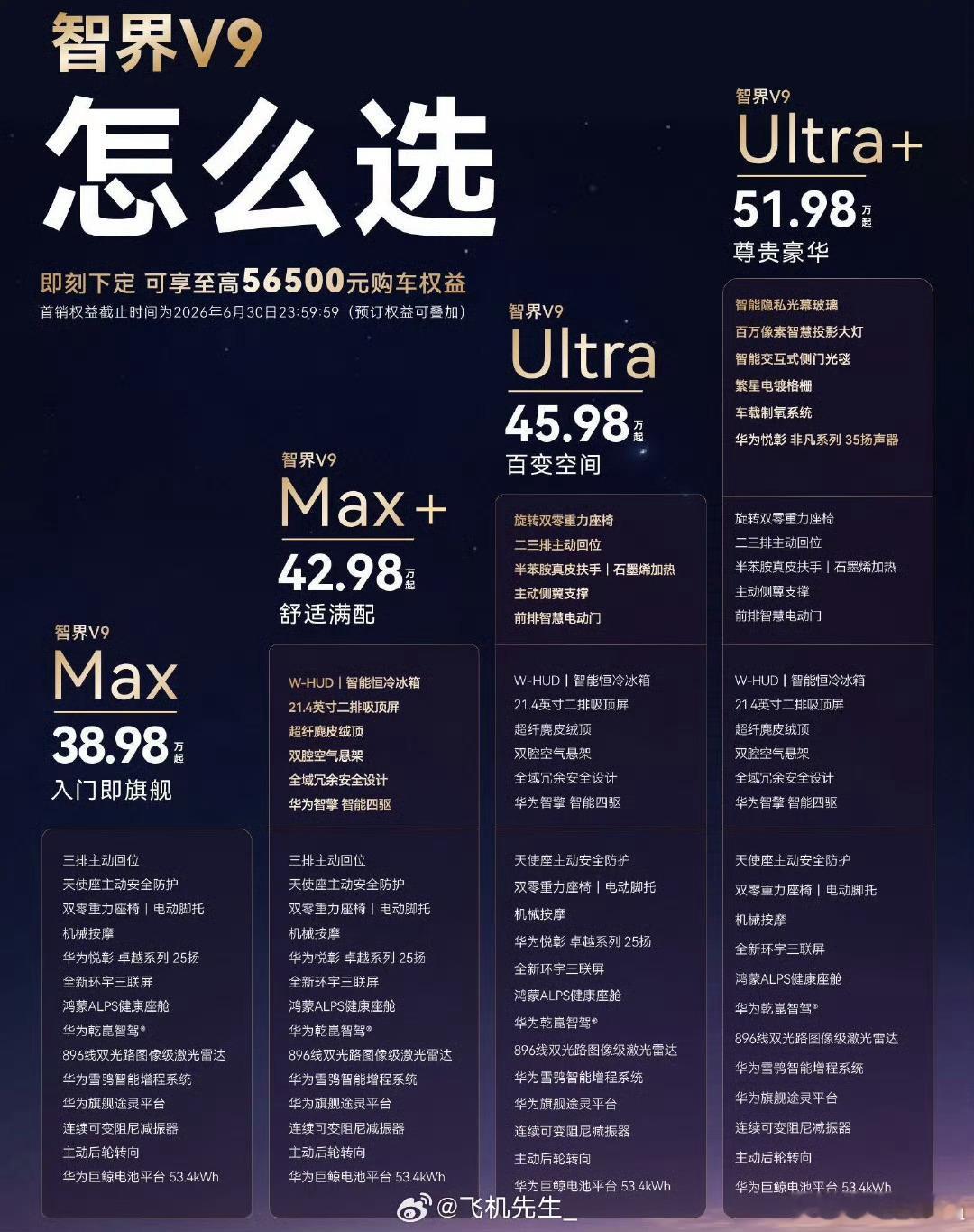 鸿蒙智行智界v9上市发布会Ultra版真的香，我竟然都有买MPV的欲望