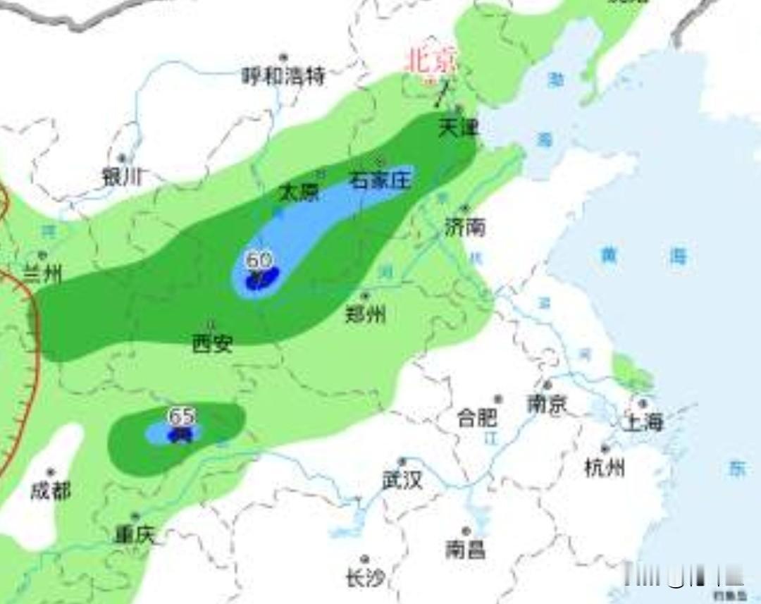 这场雨能不能下透，直接影响到沧州地区东四县上万亩的小麦能不能播种的关键因素！预报