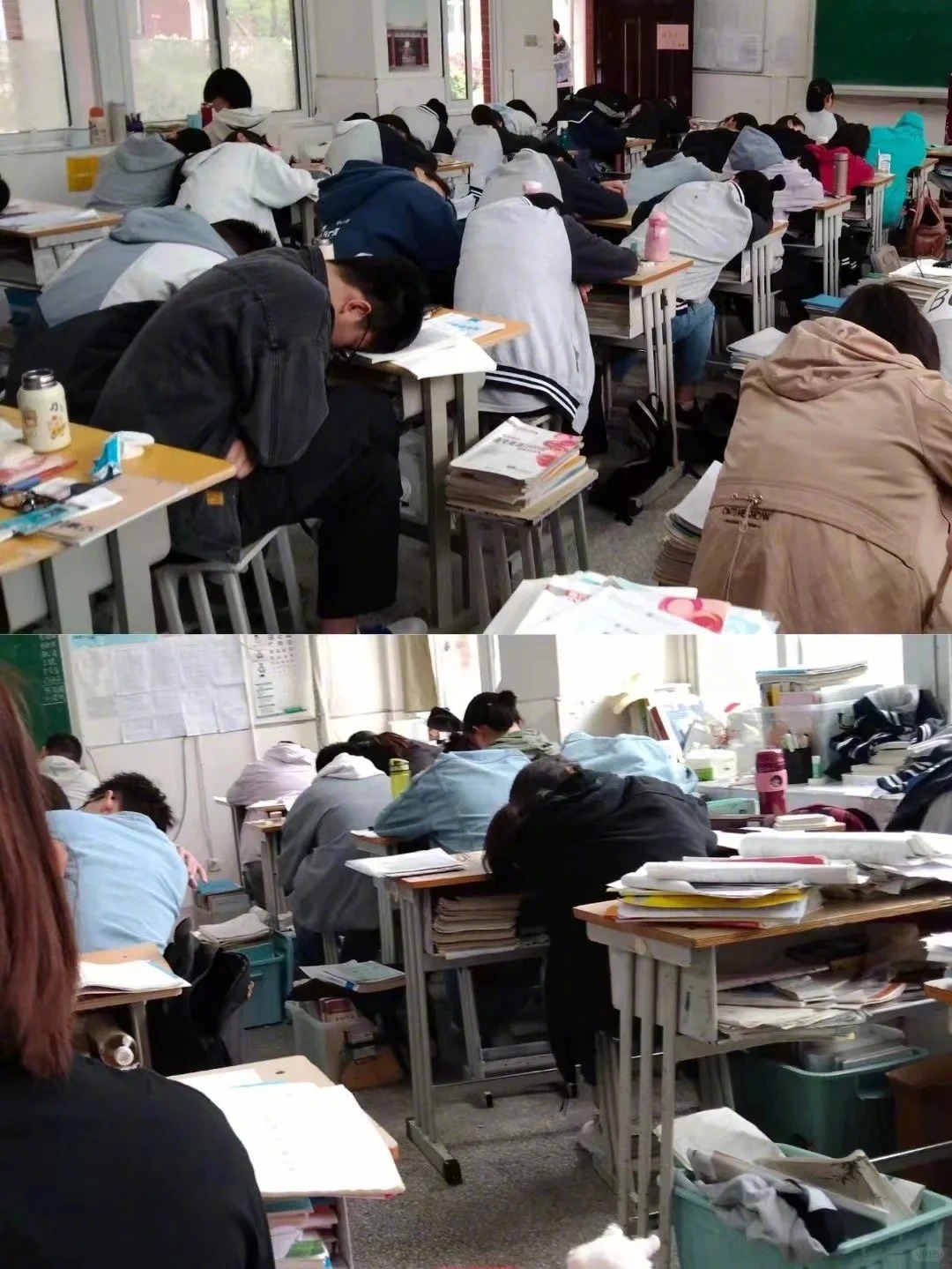高三学生在这些瞬间里坚持着​​​