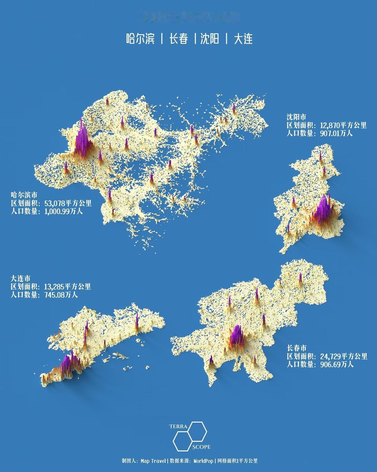 这样看哈尔滨真的跟个省一样？