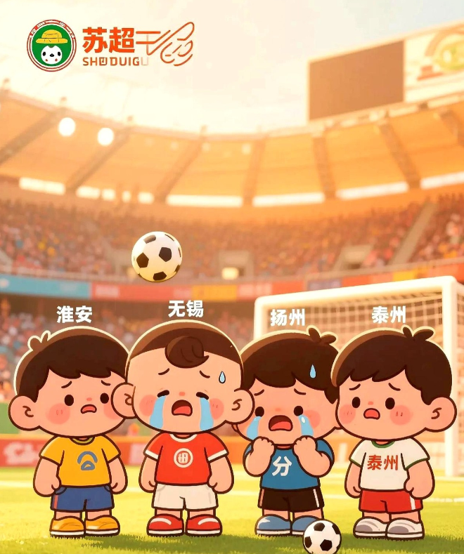 苏州2-1扬州，淮安2-3连云港！苏超最新战况引爆球迷圈上周苏超联赛炸锅了。
