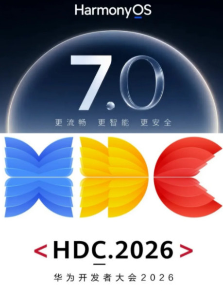华为鸿蒙7首次亮相华为开发者大会全新鸿蒙7来了！AI、性能、安全三大维度