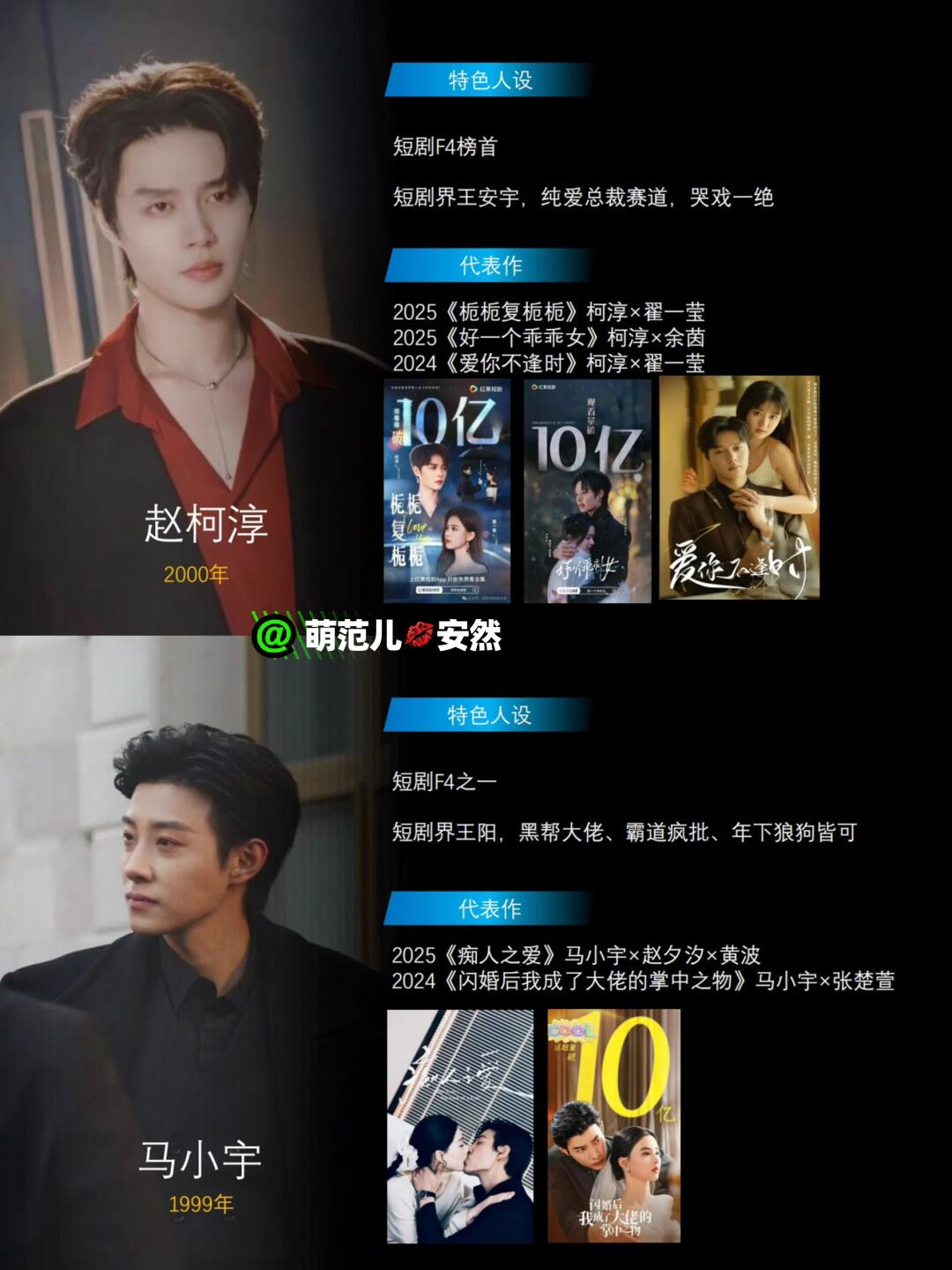 短剧男演员TOP20，谁更令你斯哈上头？